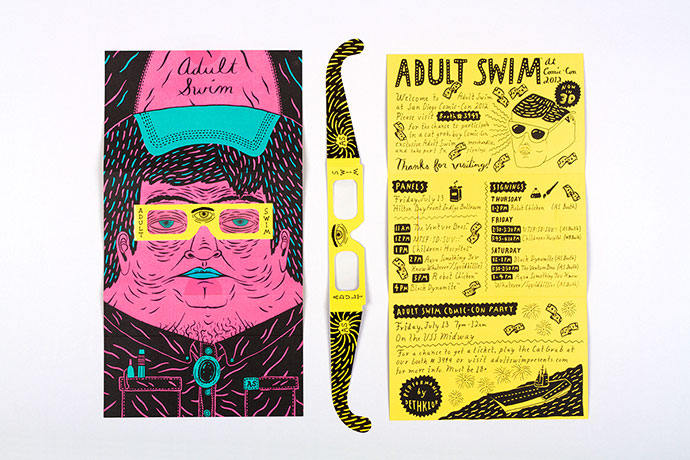 Adult Swim Comic-Con Brochure